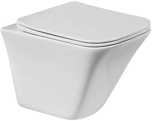 Унитаз подвесной безободковый BelBagno Marmi белый BB052CHR