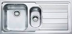 Мойка кухонная Franke Logica Line LLX 651 L декор нержавеющая сталь 101.0086.252, 1