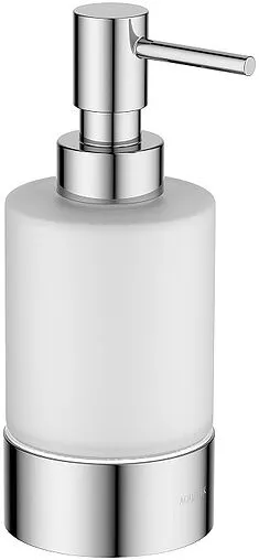 Дозатор для жидкого мыла Aquatek Лира хром/белый AQ4429CR