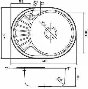 Мойка кухонная IDDIS Suno 77 R хром SUN77PRi77K Мойка кухонная IDDIS Suno 77 R хром SUN77PRi77K, 2