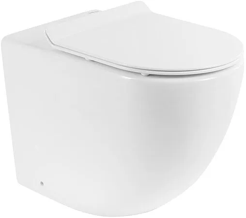 Унитаз приставной безободковый BelBagno Sfera-R белый BB2141CBR