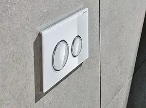 Клавиша смыва для унитаза Geberit Sigma 21 115.884.SI.1 стекло/белый, кольца/хром глянцевый Клавиша смыва для унитаза Geberit Sigma 21 115.884.SI.1 стекло/белый, кольца/хром глянцевый, 3