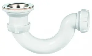 Сифон для душевого поддона Wirquin хром 30718008, 1