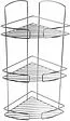 Полка Milardo Shelf хром 111WC30M44