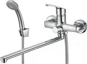 Смеситель для ванны с длинным изливом Milardo Sterm хром STESB02M10 Смеситель для ванны с длинным изливом Milardo Sterm хром STESB02M10, 1