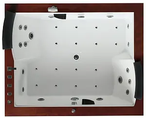 Ванна акриловая с гидромассажем Gemy 186x151 L G9052 II K L Ванна акриловая с гидромассажем Gemy 186x151 L G9052 II K L, 3