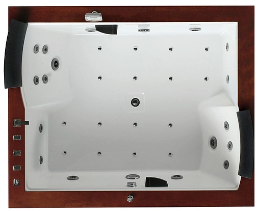 Ванна акриловая с гидромассажем Gemy 186x151 L G9052 II K L