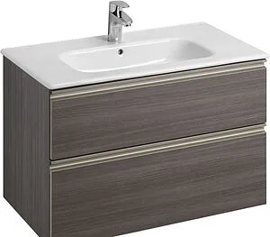 Тумба-умывальник подвесная Roca The Gap 80 городской дуб A857399402+32799C000 Тумба-умывальник подвесная Roca The Gap 80 городской дуб A857399402+32799C000, 1