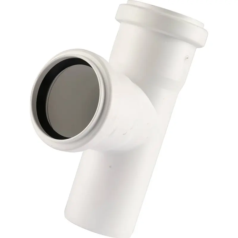 Тройник внутренний бесшумный D=50x50мм Угол 87° Rehau Raupiano Plus 11212541001 Тройник внутренний бесшумный D=50x50мм Угол 87° Rehau Raupiano Plus 11212541001, 1