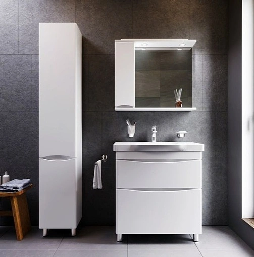 Тумба под умывальник напольная Am.Pm Like 80 белый M80FSX0802WG