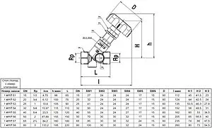 Балансировочный клапан ½&quot;в х ½&quot;в Kvs 4.7 Herz Strömax-R 1411761, 3