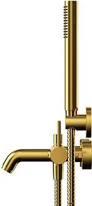 Смеситель для ванны WHITECROSS Y brushed gold золото брашированное Y1231GLB Смеситель для ванны WHITECROSS Y brushed gold золото брашированное Y1231GLB, 3