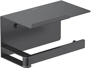 Держатель туалетной бумаги Aquatek Либра чёрный матовый AQ4929MB, 1