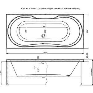 Панель для ванны фронтальная Aquanet Valencia 180 белый 00210302 Панель для ванны фронтальная Aquanet Valencia 180 белый 00210302, 2