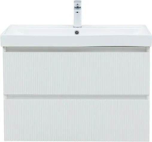 Тумба под умывальник подвесная Aquanet Альтера 80 белый матовый 00337156