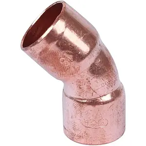 Отвод пайка однораструбный 18мм угол 45° Sanha 5041 1504118, 2