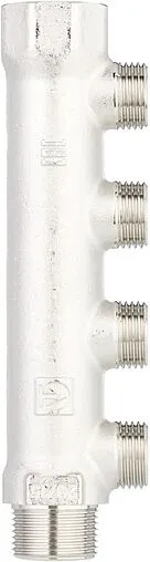 Коллектор распределительный проходной 4 отвода ¾&quot;в/н x ½&quot;к Valtec VTc.500.N.0504