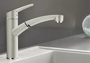 Смеситель для кухни с выдвижным изливом Blanco Nea-S жемчужный 520307 Смеситель для кухни с выдвижным изливом Blanco Nea-S жемчужный 520307, 2
