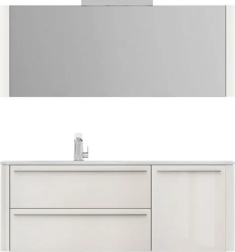 Шкаф-зеркало Am.Pm Awe 125 королевский белый M15MCX1251WH