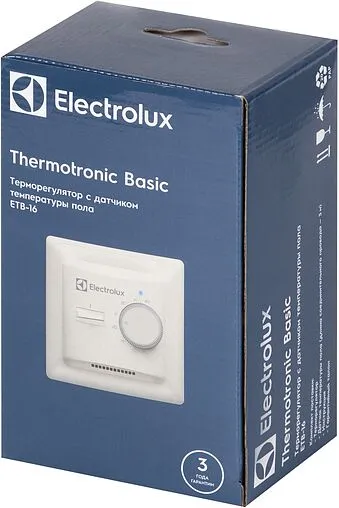 Терморегулятор Electrolux Thermotronic Basic слоновая кость ETB-16 EEC
