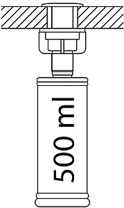 Дозатор Blanco Livia хром 521291 Дозатор Blanco Livia хром 521291, 3