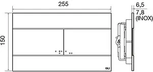Инсталляция для подвесного унитаза Set 3 в 1 OLI Expert Total Black LE 886668SDOO с кнопкой хром глянцевый Инсталляция для подвесного унитаза Set 3 в 1 OLI Expert Total Black LE 886668SDOO с кнопкой хром глянцевый, 3
