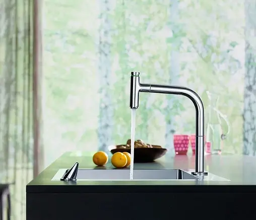 Мойка кухонная с встроенным смесителем Hansgrohe C71-F450-06 55x50 нержавеющая сталь 43201800