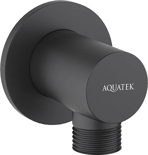Шланговое подключение Aquatek чёрный матовый AQ2456MB