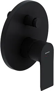 Смеситель для ванны скрытого монтажа Damixa Apollo чёрный матовый 477100300, 1