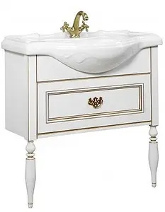 Тумба-умывальник напольная Roca America 105 дуб молочный ZRU9302945+327205000, 1