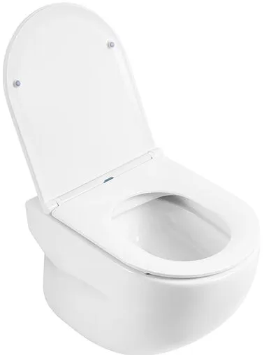 Унитаз подвесной безободковый BelBagno Onda белый BB066CHR