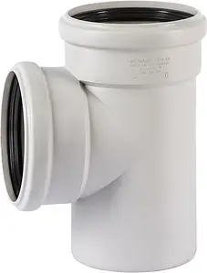 Тройник внутренний бесшумный D=135x135мм Угол 87° Ostendorf Skolan Safe SKEA 336400, 1