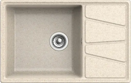Мойка кухонная GranFest Vertex V-780L бежевый
