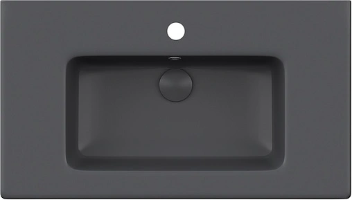 Тумба-умывальник подвесная ISVEA Valero 80 серый/дуб 27VRS075080I+10SL51081SV-2C