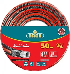 Шланг поливочный армированный ¾" x 50м Raco Premium 40300-¾-50 Шланг поливочный армированный ¾" x 50м Raco Premium 40300-¾-50, 1