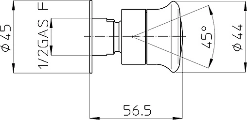 Душевая форсунка Bossini Onda-Mas бронза I00133.022