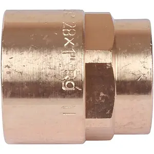 Муфта пайка переходная 28мм x 1"в Sanha 4270g 14270281, 5