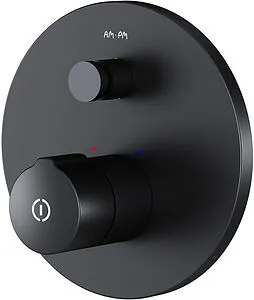 Смеситель для ванны скрытого монтажа Am.Pm X-Joy чёрный матовый F85A45722, 1
