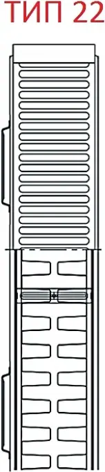 Радиатор стальной панельный ROMMER Compact тип 22 300 x 800 мм RRS-2010-223080, 2