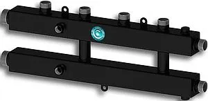 Коллектор распределительный 3 контура 1¼"н x 1"н Север-КМ2+1 1925075 Коллектор распределительный 3 контура 1¼"н x 1"н Север-КМ2+1 1925075, 1