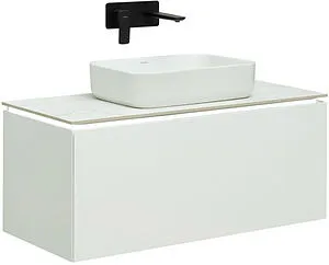 Тумба-умывальник подвесная Allen Brau Infinity 100 белый 1.21004.WM+, 1