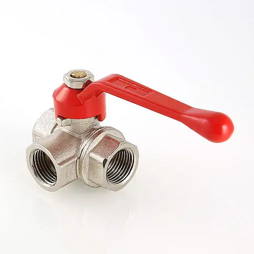 Кран шаровый трехходовой/L ½&quot;в x ½&quot;в x ½&quot;в Valtec VT.360.N.04
