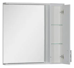 Шкаф-зеркало Aquanet Паллада 90 белый 175315, 3