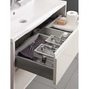 Тумба под умывальник подвесная Aquaton Римини 60 белый 1A226601RN010, 4