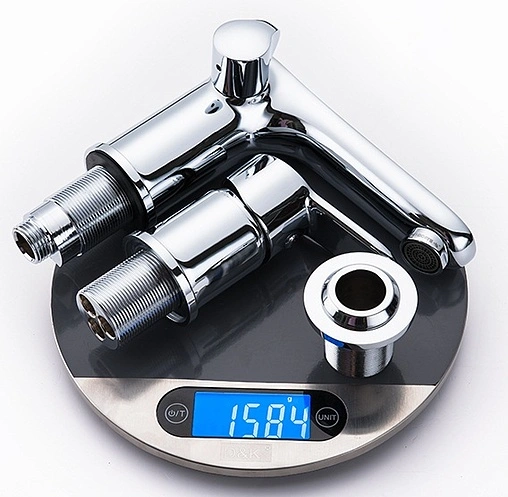 Смеситель на борт ванны на 3 отверстия D&amp;K Rhein Marx хром DA1394941