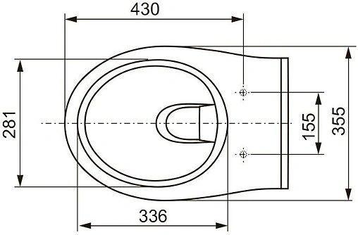 Унитаз подвесной TECE V04 белый 9700004