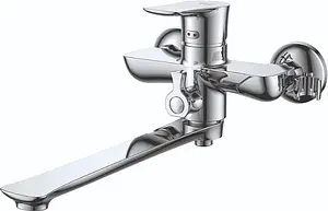 Смеситель для ванны с длинным изливом D&K Rhein Reisling хром DA1273301, 1