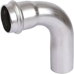 Уголок пресс однорастубный 28мм угол 90° Sanha NiroSan 9001A 69001A28 Уголок пресс однорастубный 28мм угол 90° Sanha NiroSan 9001A 69001A28, 1