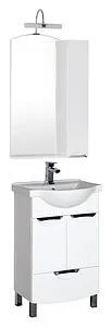 Шкаф-зеркало Aquanet Асти 55 белый 180073, 3