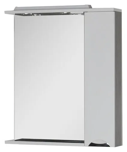 Шкаф-зеркало Aquanet Гретта 75 R белый/венге 00173995